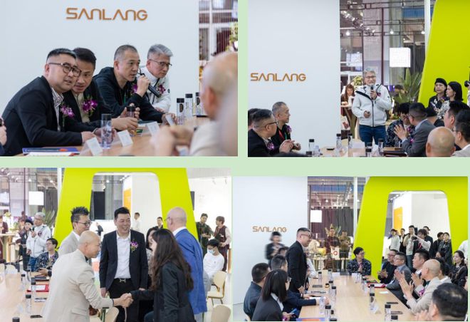 餐桌椅闪耀广州家博会创新设计摘双奖！CQ9电子游戏网站三朗FINN系列(图1)